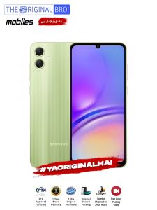 Samsung A05 - 6GB RAM - 128GB Storage - PTA Approved - 12 Months Warranty - Green - The Original Bro Mobiles - TOB28
